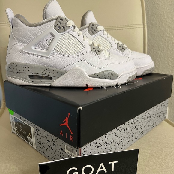 Air Jordan 4 Retro - White Oreo - Picture 1 of 6